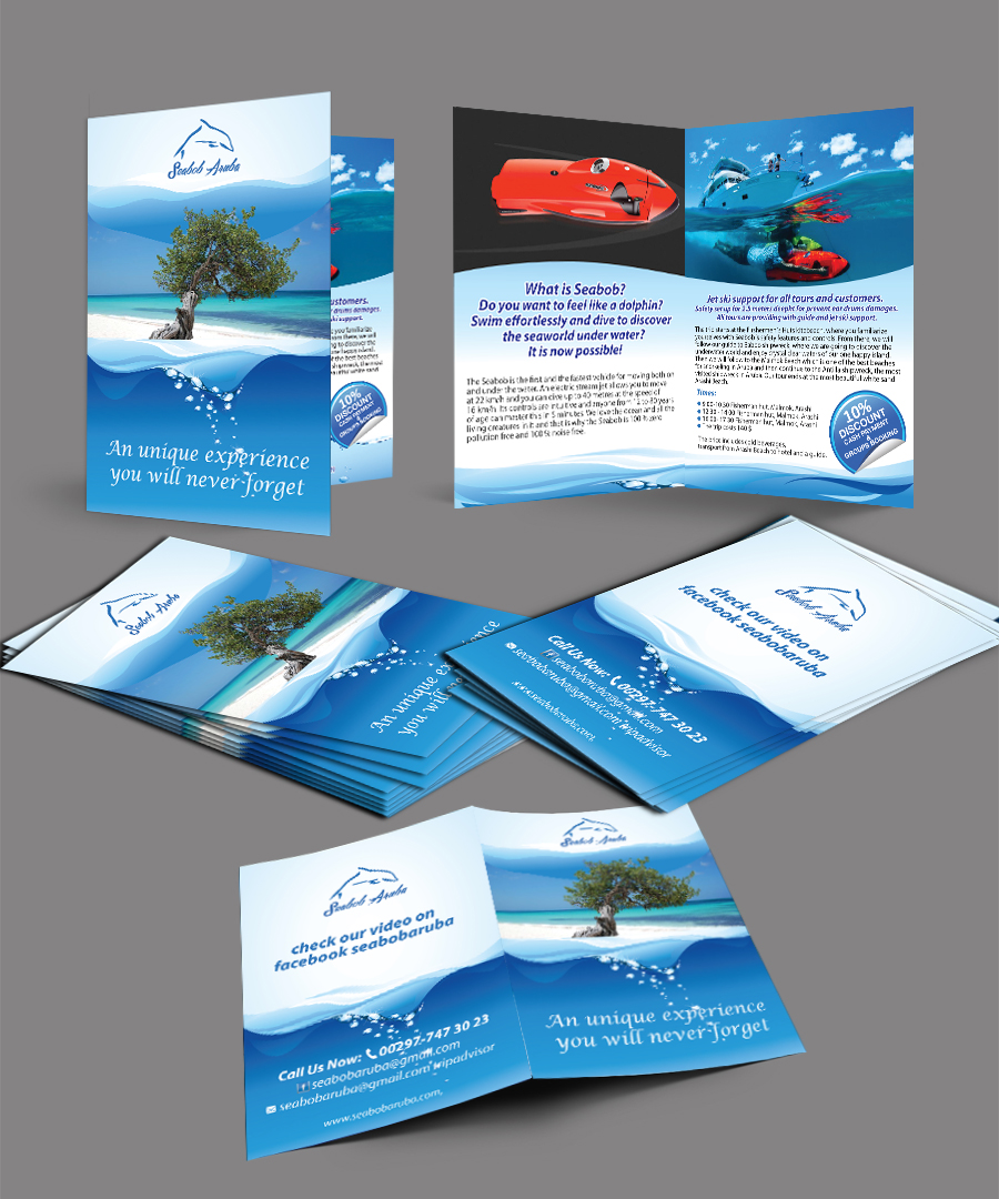 Flyer-Design von Sarmishtha Chattopadhyay_loginchange für SEABOB ARUBA | Design #2227916