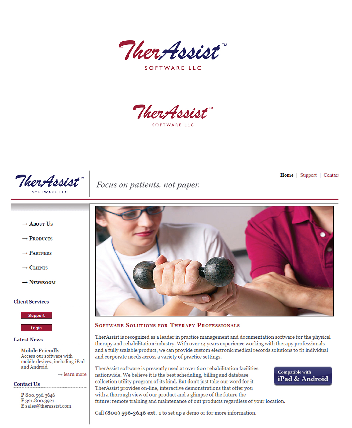 Logo Design by Ves-Boycheva for Therassist | Design #10449963