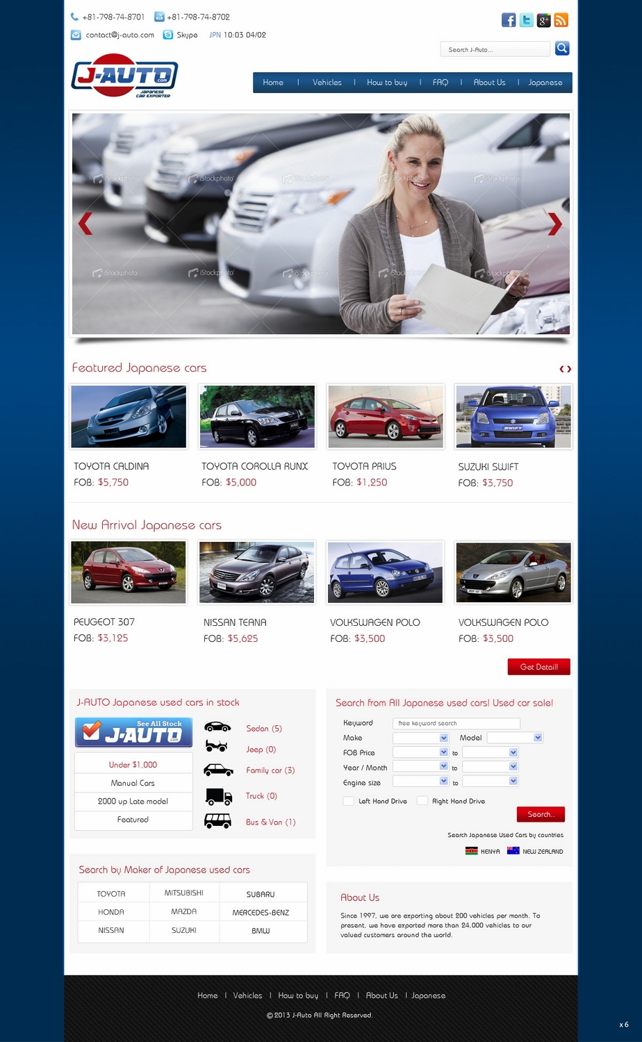 Web Design par pb pour J-Auto  | Design #2184534