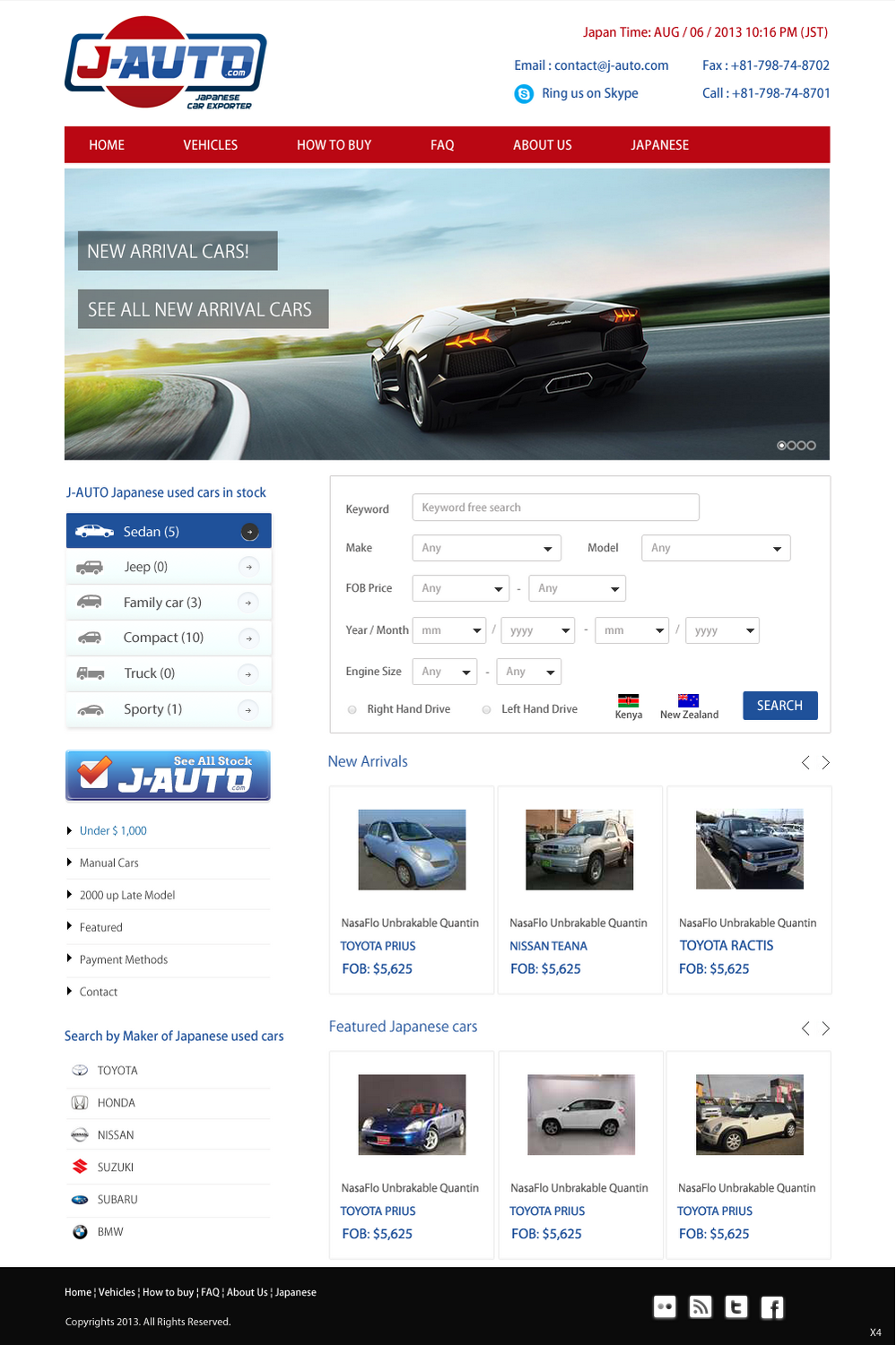 Web Design par pb pour J-Auto  | Design #2189586