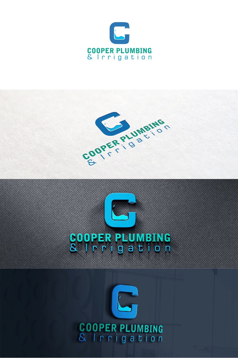 Logo Design by DG for Coopers Plumbing & Irrigation | Design #10283543
