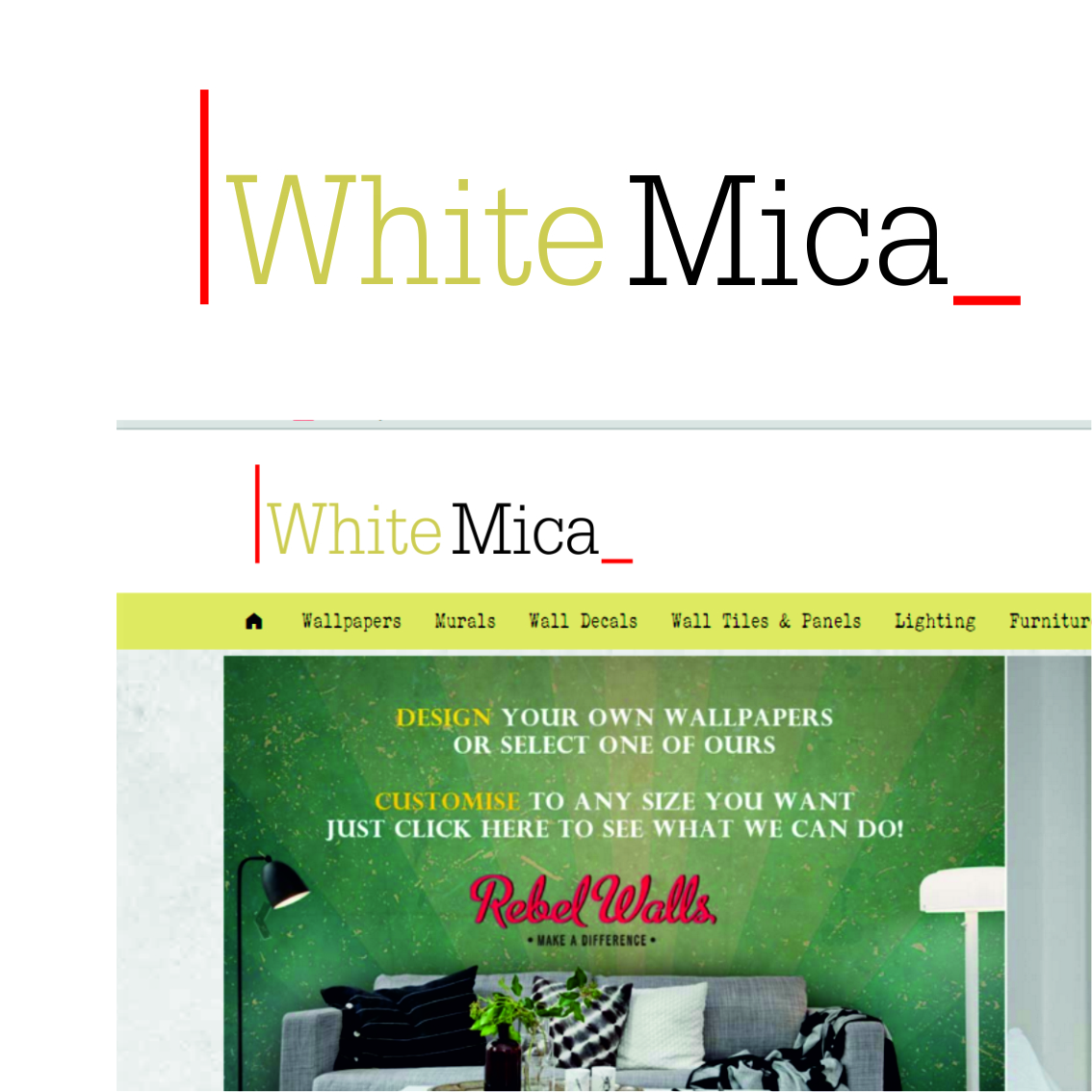 Logo Design by menidis for White Mica | Design #10343596