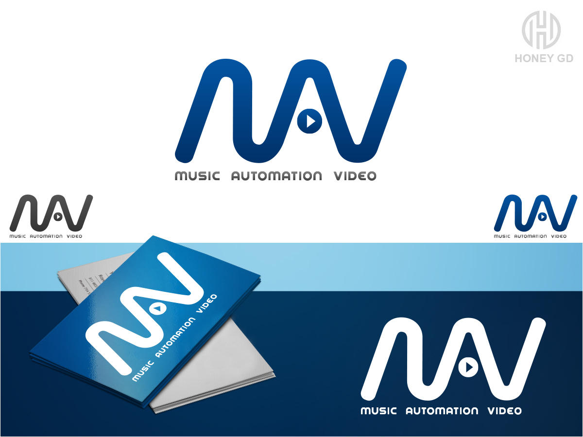 Logo Design by Honey GD for MAV Music Automation Video | Design #10294198
