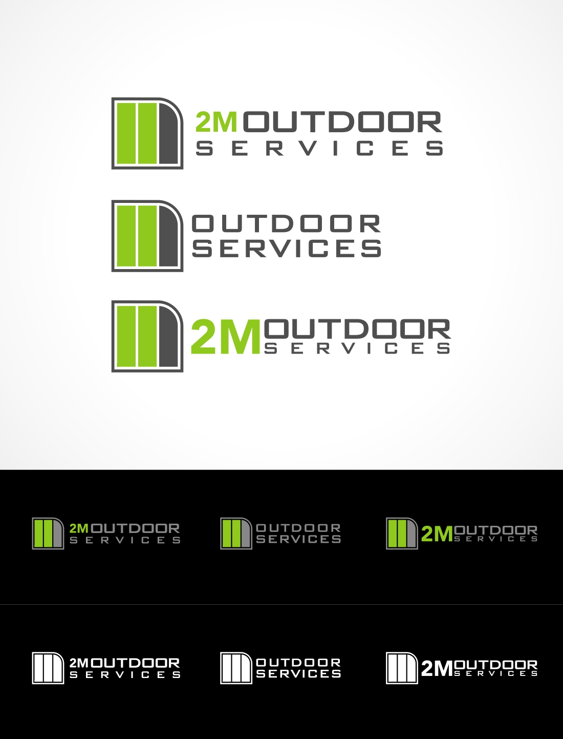 Logo-Design von B8 für 2M Outdoor Services  | Design: #10317684