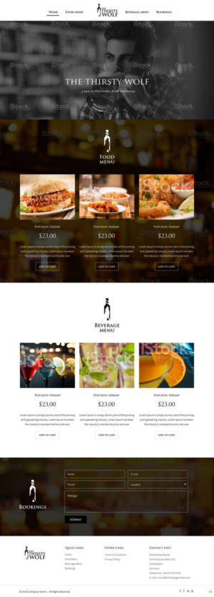 Web Design by pb for this project | Design: #10275585