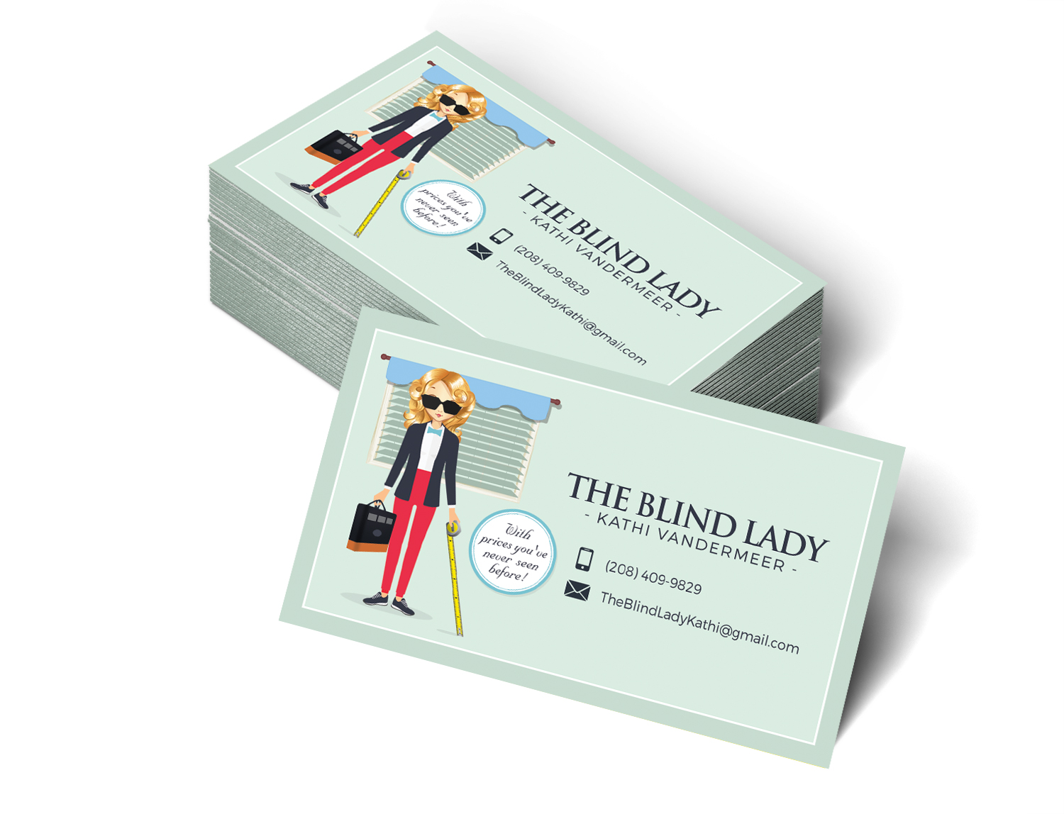 Business Card Design by Brian Ellis for The Blind Lady | Design: #10279483