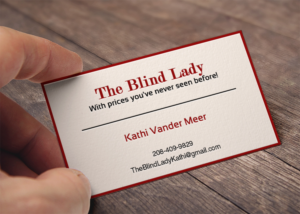 Business Card Design by Lanka Ama for The Blind Lady | Design: #10276556