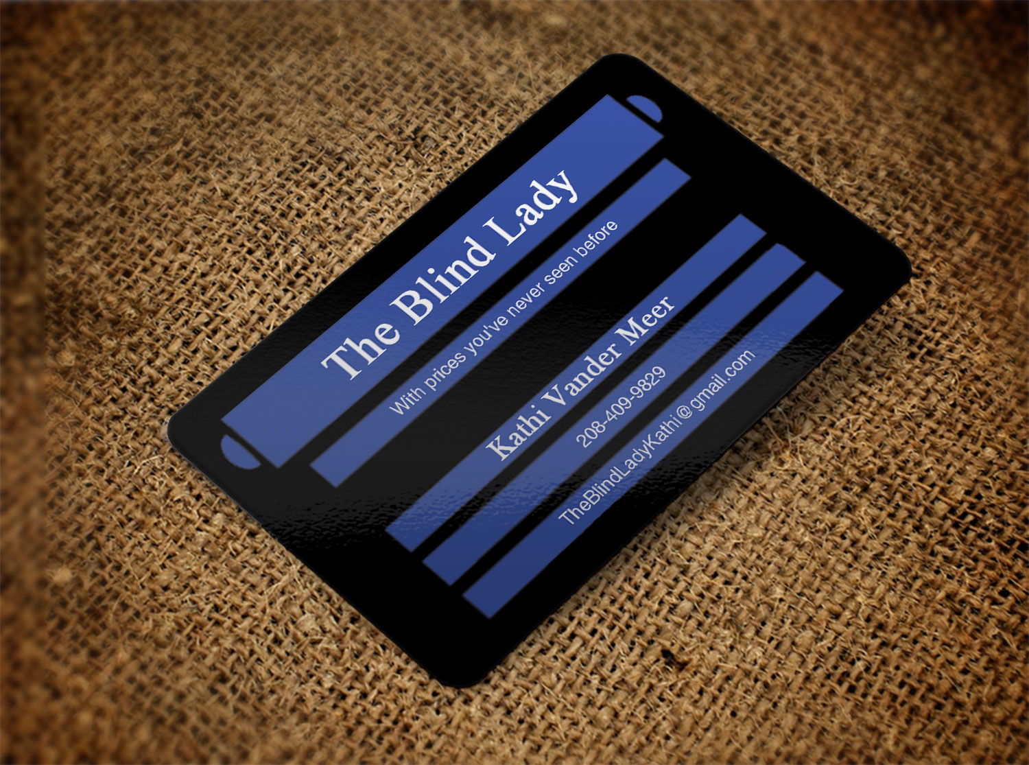 Business Card Design by Lanka Ama for The Blind Lady | Design #10276570