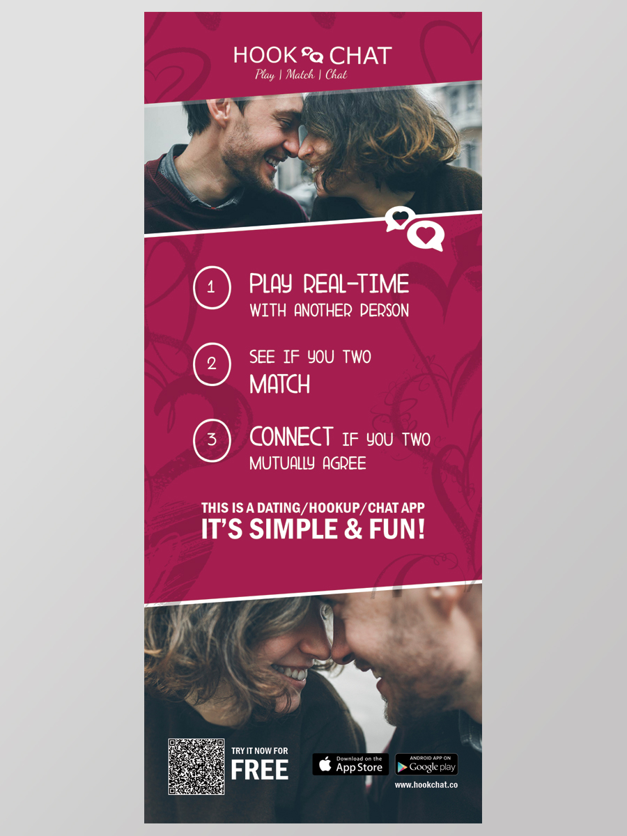 Advertisement Design by LeonFX for HookChat | Design #10274870