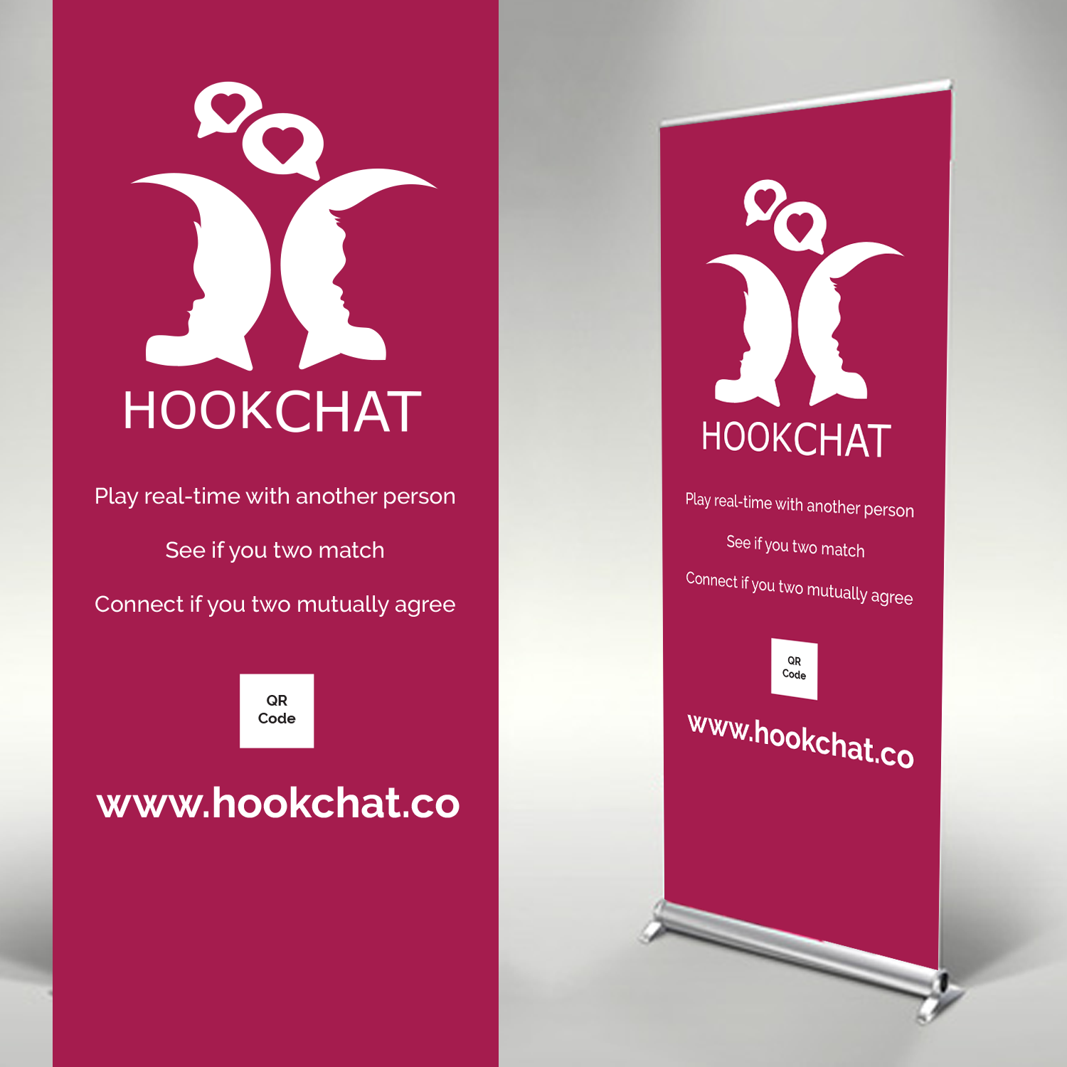 Werbe-Design von Soula Vetter für HookChat | Design #10270298