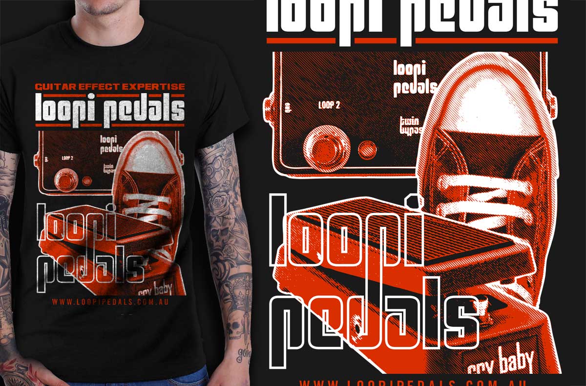 Diseño de Camiseta por diwaz para Loopi Pedals | Diseño #2276037