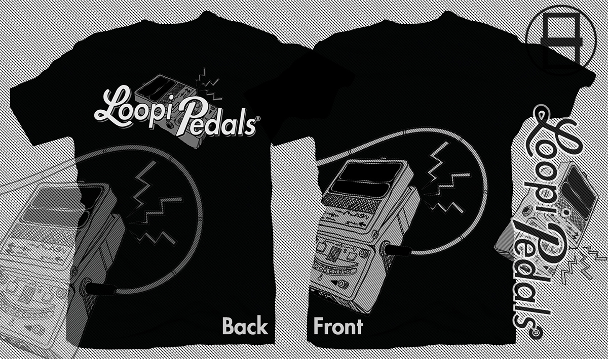 T-shirt Design by yosepmolino for Loopi Pedals | Design #2241227