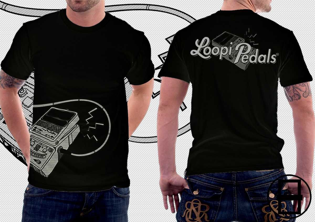 T-shirt Design by yosepmolino for Loopi Pedals | Design #2244528