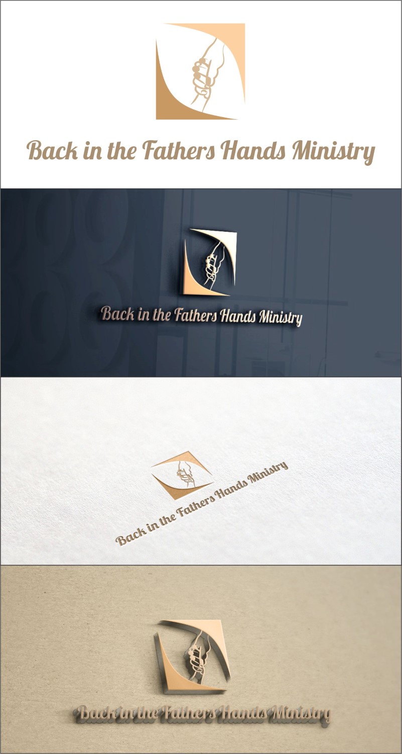 Logo Design by DG for Back in the Father's hands ministry | Design #10280432