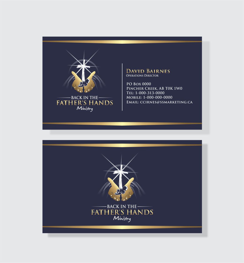 Logo Design by creative.bugs for Back in the Father's hands ministry | Design #10289907