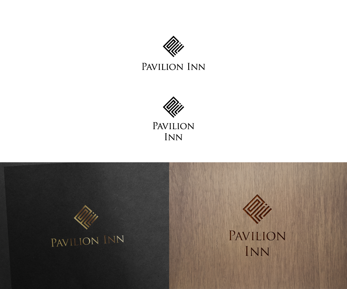 Elegant, Playful, Hotel Logo Design for Pavilion Inn by a b u n d a n c ...