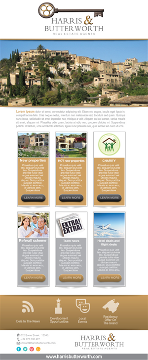 Newsletter Design by JCR