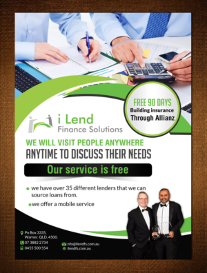 Diseño de Flyer por creative.bugs para i Lend Finance Solution | Diseño: #10276845