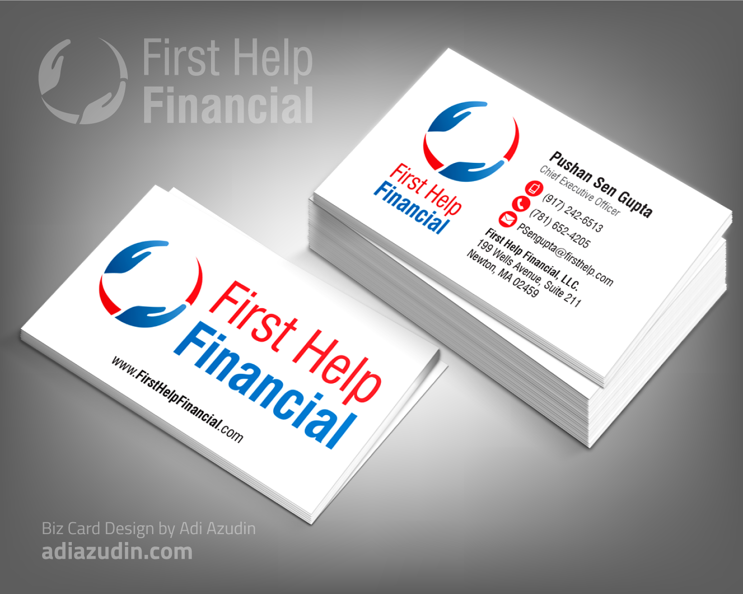 Business Card Design by adiazudin for Amparo Insurance, LLC | Design #10275389