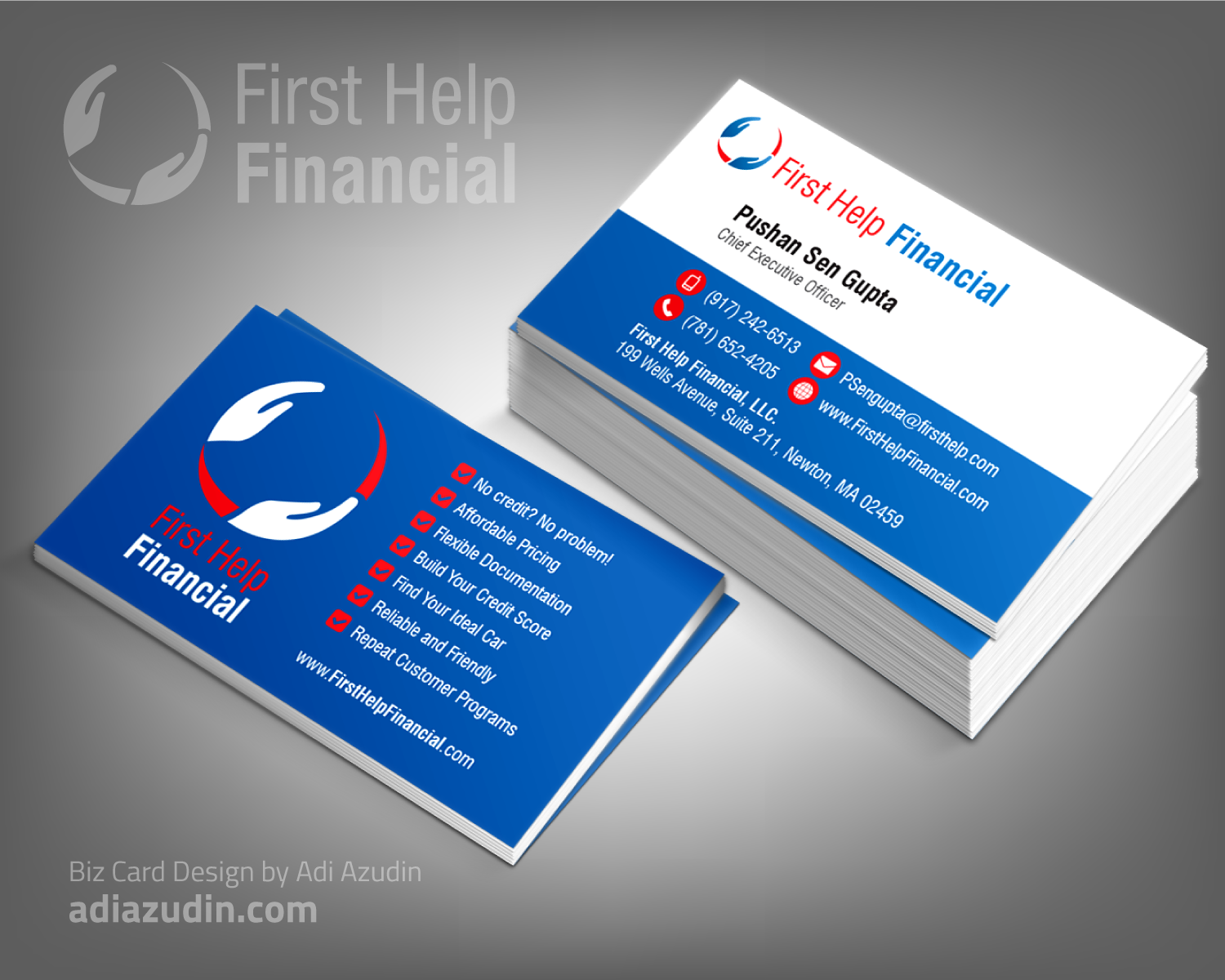 Business Card Design by adiazudin for Amparo Insurance, LLC | Design #10276953
