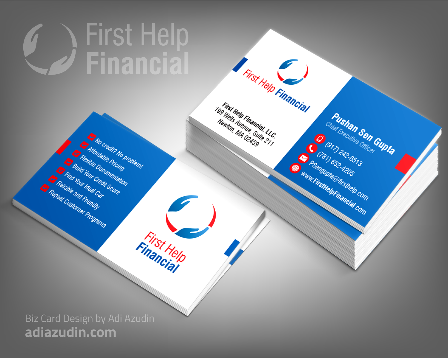 Business Card Design by adiazudin for Amparo Insurance, LLC | Design #10281283