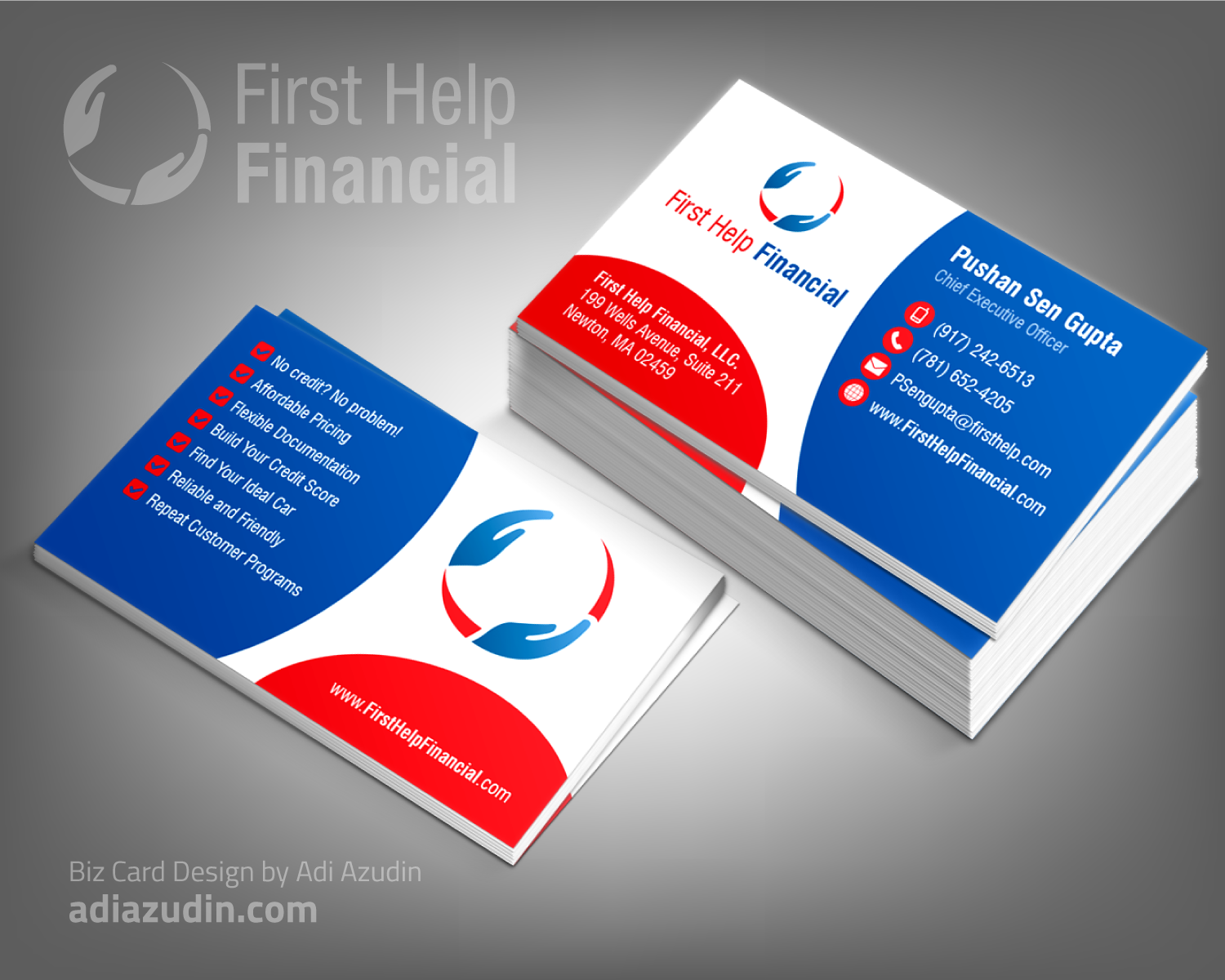 Business Card Design by adiazudin for Amparo Insurance, LLC | Design #10285435