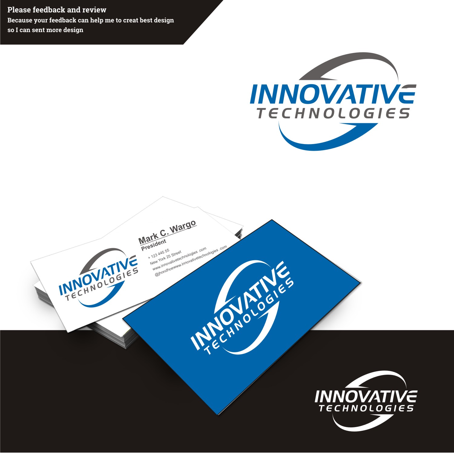 Logo Design by tjahyoahmad™ for Innovative Technologies, Inc. | Design #10282164