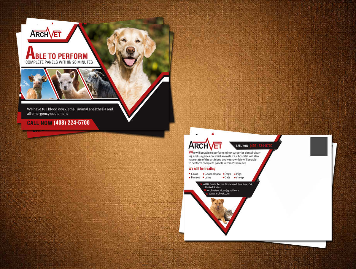 Postcard Design by creative.bugs for this project | Design #10286654