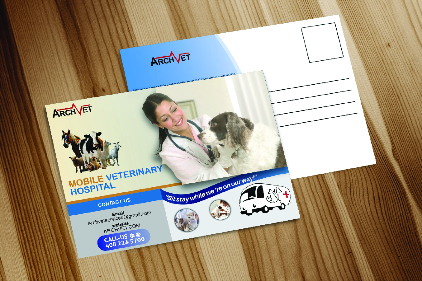 Postcard Design by anshuman1995 for this project | Design #10307371