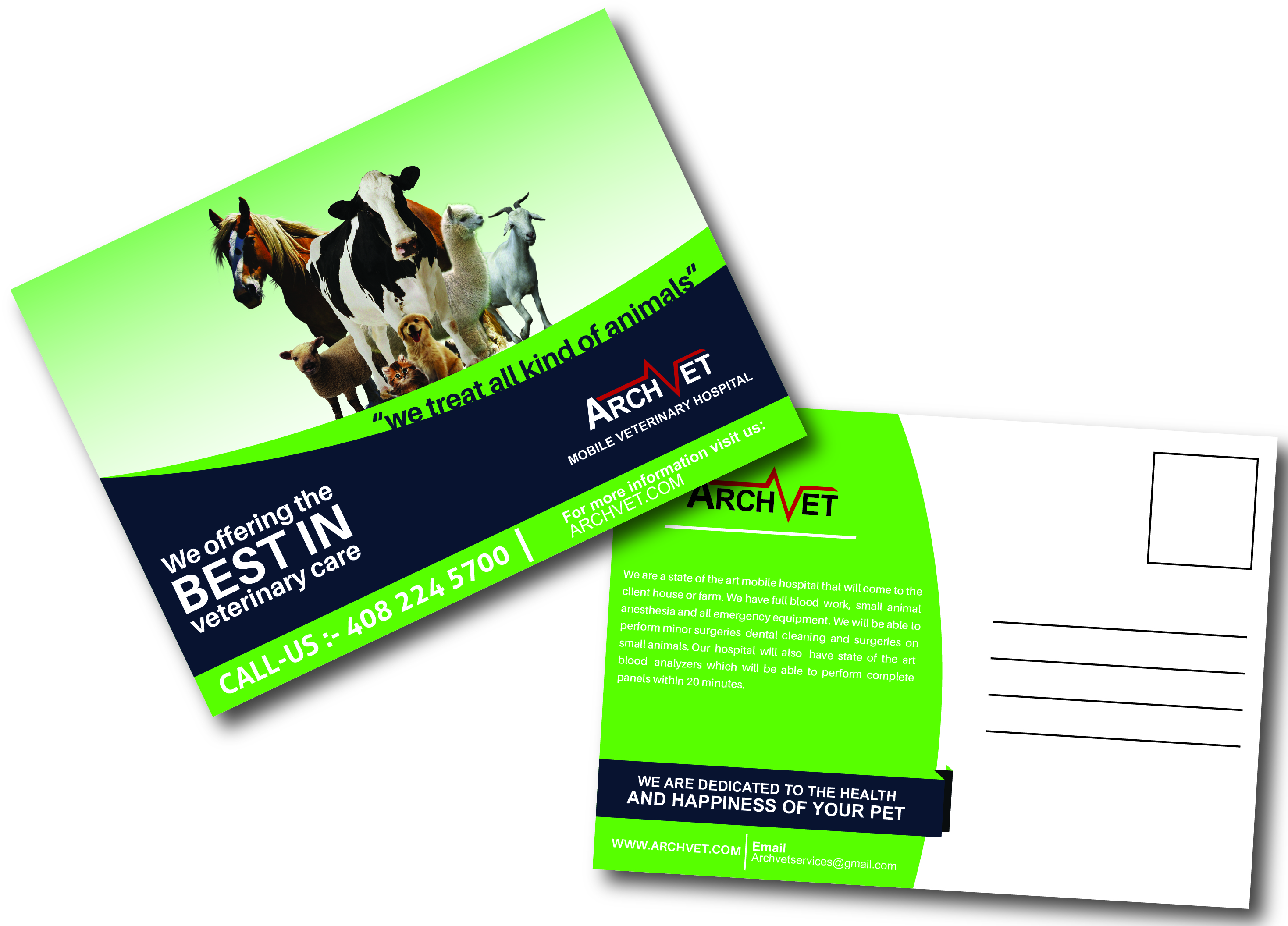 Postcard Design by anshuman1995 for this project | Design #10335533