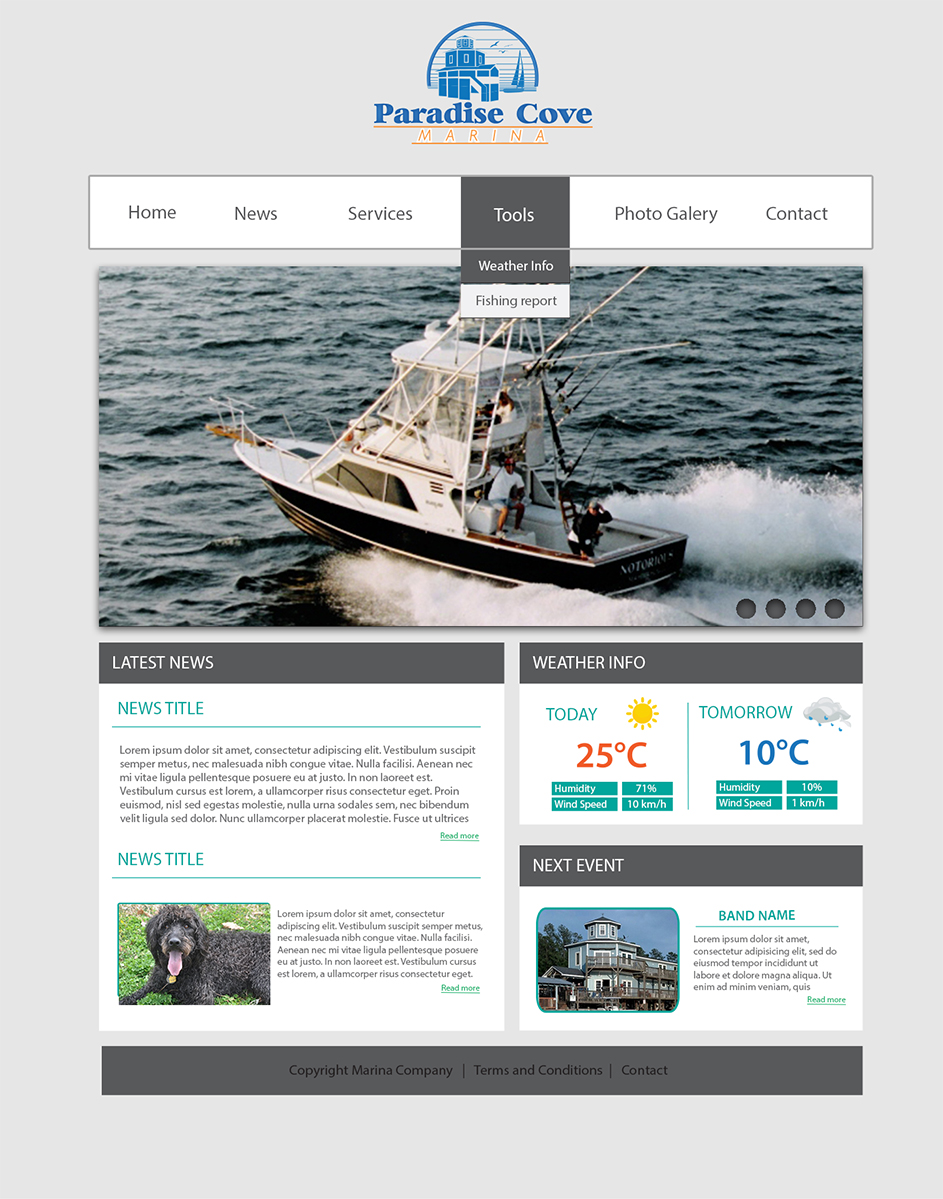 Web Design by V.George for this project | Design #2195913