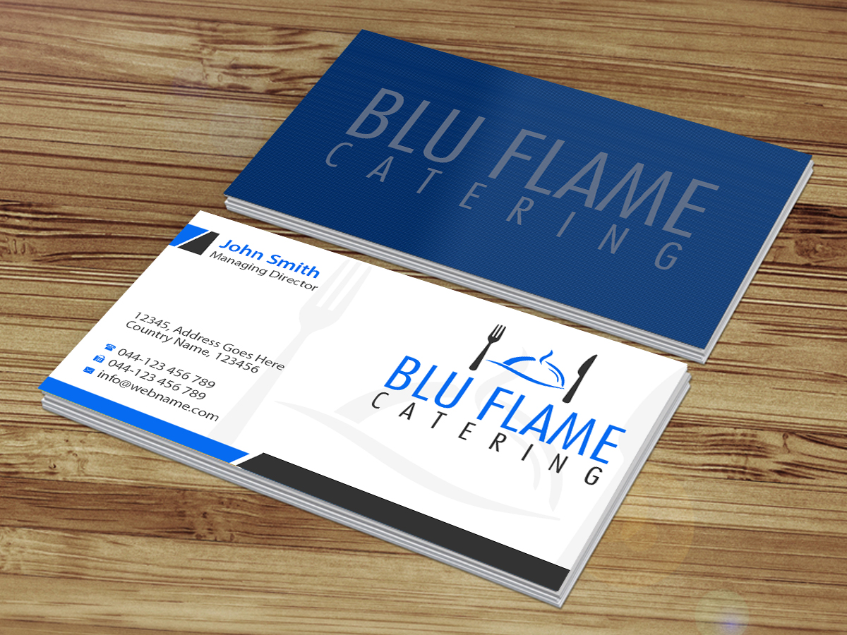 Design En-Tête par Creations Box 2015 pour Blu Flame Catering INC | Design #10304175