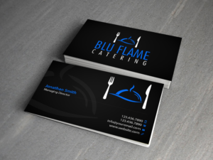 Diseño de Membrete por Creations Box 2015 para Blu Flame Catering INC | Diseño: #10304177