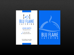 Diseño de Membrete por Creations Box 2015 para Blu Flame Catering INC | Diseño: #10304178