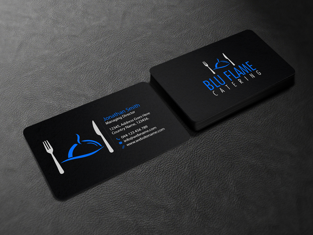 Briefkopf-Design von Creations Box 2015 für Blu Flame Catering INC | Design #10304182