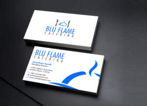 Letterhead Design by Creations Box 2015 for Blu Flame Catering INC | Design: #10304206