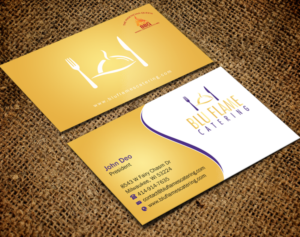 Letterhead Design by Brand aid for Blu Flame Catering INC | Design: #10302027
