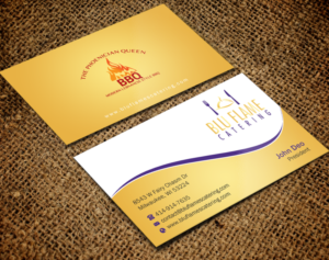 Letterhead Design by Brand aid for Blu Flame Catering INC | Design: #10302033
