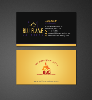 Diseño de Membrete por chandrayaan.creative para Blu Flame Catering INC | Diseño: #10297472