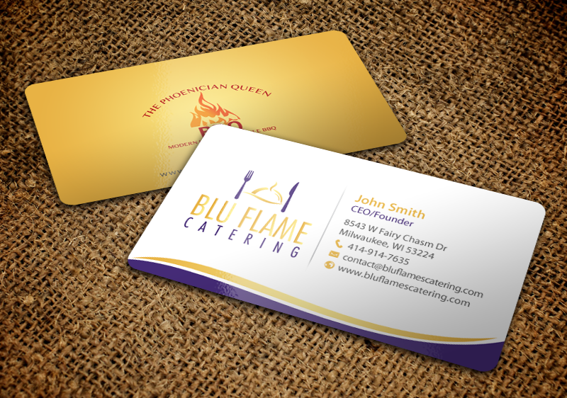 Briefkopf-Design von chandrayaan.creative für Blu Flame Catering INC | Design #10297496