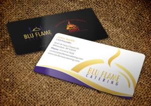 Letterhead Design by chandrayaan.creative for Blu Flame Catering INC | Design: #10297497