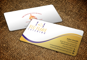 Diseño de Membrete por chandrayaan.creative para Blu Flame Catering INC | Diseño: #10301906