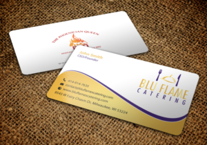 Diseño de Membrete por chandrayaan.creative para Blu Flame Catering INC | Diseño: #10301907