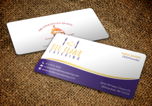 Diseño de Membrete por chandrayaan.creative para Blu Flame Catering INC | Diseño: #10301908