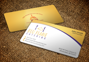 Diseño de Membrete por chandrayaan.creative para Blu Flame Catering INC | Diseño: #10301909