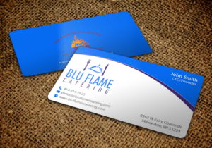 Letterhead Design by chandrayaan.creative for Blu Flame Catering INC | Design: #10314045