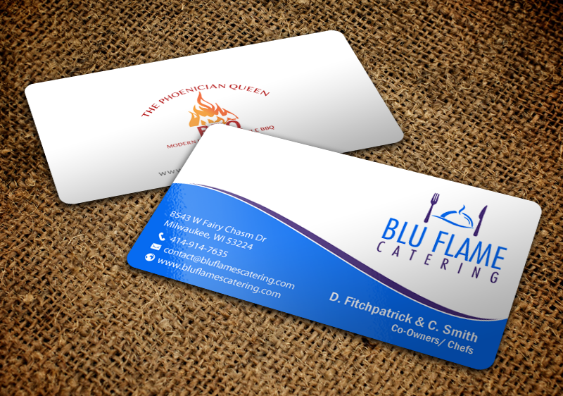 Design En-Tête par chandrayaan.creative pour Blu Flame Catering INC | Design #10314048
