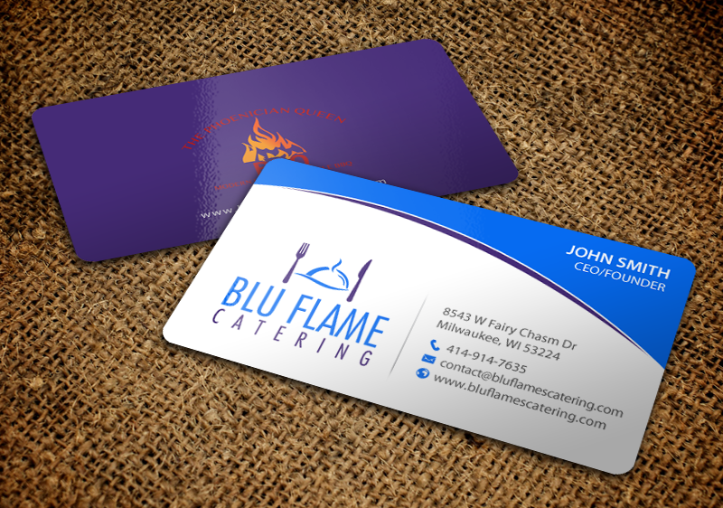 Briefkopf-Design von chandrayaan.creative für Blu Flame Catering INC | Design #10314051