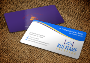 Letterhead Design by chandrayaan.creative for Blu Flame Catering INC | Design: #10314057