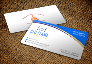 Letterhead Design by chandrayaan.creative for Blu Flame Catering INC | Design: #10314059